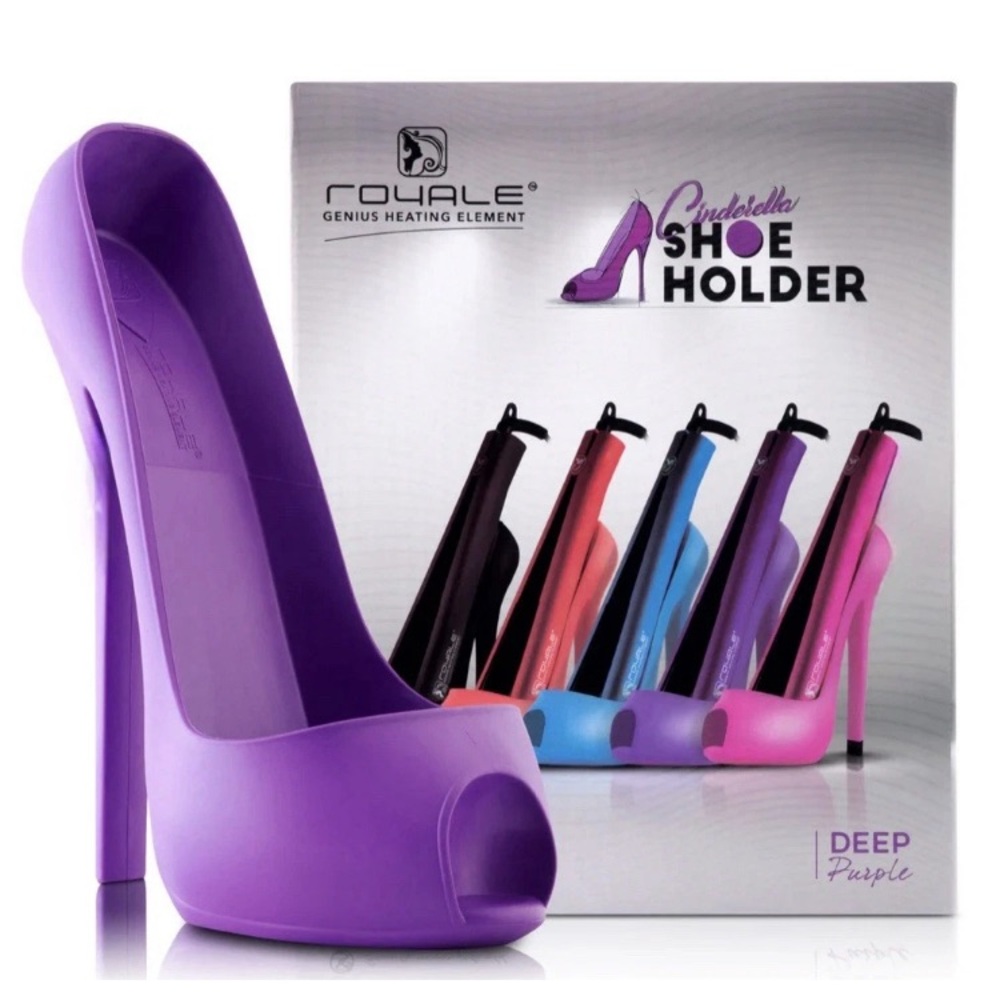 Cinderella Purple Shoe Holder for heat tools